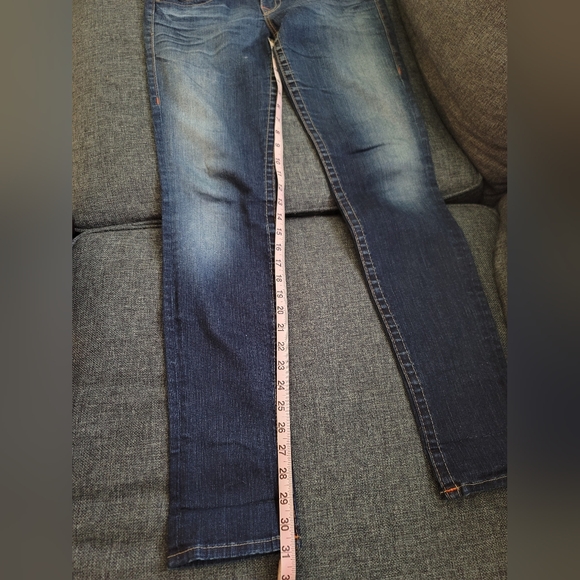 True Religion Blue Jeans Denim Size 29 / 29" JOHNNY #0379 * Raw Edge. - Picture 9 of 9